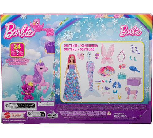 barbie hrg90 calendarul de advent barbie "lumea fantastică"