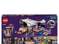 lego friends  42619 constructor "autocar de turneu pentru staruri pop" (845 el.)