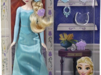 disney princess hmd56 papusa "elsa" cu accesorii