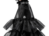 monster high wednesday hxj03 păpușă de colecție "wednesday addams" într-o rochie gotică