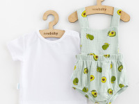 new baby 55377 Набор Шорты и футболка "avocado" р.80 (9-12 м)