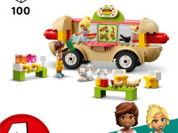 lego friends 42633 Конструктор "Грузовик с хот-догами" (100 дет.)