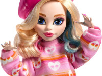 monster high wednesday hxj05 Коллекционная кукла "Энид Синклер" в розовом 