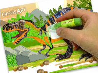 dinosart 15011 set pentru creativitate "sand & foil art"