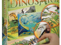 dinosart 15011 set pentru creativitate "sand & foil art"