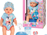 zapf creation 834992 papusa interactiva baby born "magic boy" (43 cm)