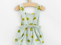 new baby 55376 set pantaloni scurti si tricou "avocado" m.74 (6-9 luni)