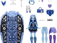 monster high hxh87 setul de joc surpriză mysteries "secretele lui abby"