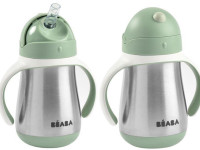 beaba 5556 cana inox cu pai 250 ml. (8 m.+) verde