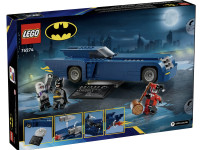 lego super heroes 76274 constructor "batman cu batmobilul vs harley quinn și mr. freeze" (435 el.)