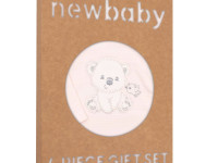 new baby 41163 set de 4 piese pentru nou-născuți "bear" m.50 (0 luni+) bej