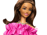 barbie hrh15 păpușă "fashionista" în rochie mini roz