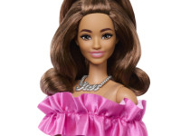 barbie hrh15 Кукла "Модница"  розовом платье мини