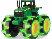 tomy 46434 traktor "monster treads" cu roți roți mari luminoase