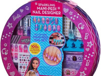 cra-z-art 34070int set manichiura "barbie sparkling mani-pedi designer"