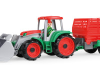 lena 04428 jucărie "tractor cu remorcă" (55 cm.)