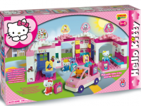 androni 8659-00hk  constructor hello kitty "centrul comercial "(140 el.)