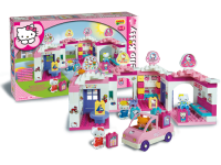 androni 8659-00hk  constructor hello kitty "centrul comercial "(140 el.)