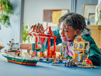 lego city 60422 Конструктор "Морская гавань с грузовым кораблем" (1226 дет.)