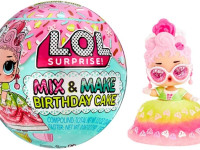 l.o.l. 593140 set de joc cu păpușa l.o.l.surprise! seria "mix make birthday cake"