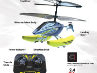 flybotic 84826 elicopter cu telecomanda "aqua blaze helicopter"