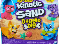 kinetic sand 6068641 set de joc "doggie dig"