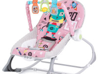 chipolino Шезлонг "baby spa" shebs02303pi (до 9 кг.) розовый