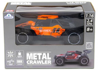 sulong toys sl-230rho masina cu telecomanda "metal crawler- s-rex, 1:16" (portocaliu)