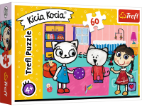 trefl 17343 puzzle "kitty kocha cu prietenii" (60 el.)