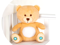 chipolino jucărie muzicală de plus cu lumina "bear" pil02307bear