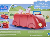 peppa pig f2184 set de joc "mașina familiei lui peppa"