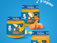 gerber piure de mix de legume cu vițel și paste (8 luni+) 190 gr.