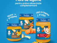 gerber Овощной микс-пюре с телятиной и макаронами  (8 м+) 190 гр.