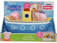 tomy e73414 jucărie de baie "barca lui peppa pig"