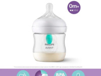 avent scy670/01 biberon natural response cu dispozitiv anticolici airfree (0 luni+) 125 ml.