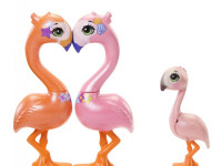 enchantimals hrx85 setul de joc "familia flamingo a lui florinda"