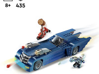 lego super heroes 76274 constructor "batman cu batmobilul vs harley quinn și mr. freeze" (435 el.)