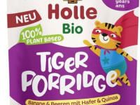 holle bio organic  Пюре "tiger porridge" Бананы-ягоды-овёс-киноа (12 м +) 110 гр.