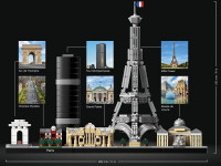 lego architecture 21044 constructor "paris" (649 el.)