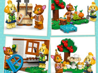 lego animal crossing 77049 constructor "vizita la domiciliu a isabellei" (389 el.)