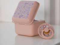 bibs container pentru depozitarea si sterilizarea suzetelor "liberty pacifier box" eloise blush