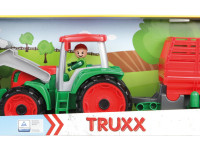 lena 04428 jucărie "tractor cu remorcă" (55 cm.)