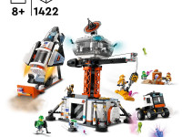 lego city  60434 constructor "baza spatiala si platforma de lansare a rachetei" (1422 el)