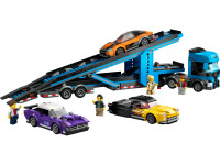 lego city 60408 Конструктор "Грузовик-автовоз со спортивными автомобилями" (998 дет.)