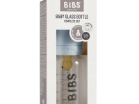 bibs biberon din sticlă (110 ml) baby blue