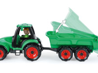 lena 01625 jucărie "tractor cu remorcă" (36 cm).