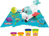 play-doh f8804 set de plastilină "airplane explorer" (4 culori)