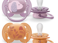 avent scf091/18 Силиконовая пустышка ultra soft (6-18 м.) 2 шт.  