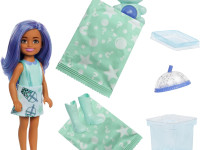 barbie hrk63 păpușă surpriza "pop reveal" chelsea  bubble tee mix"