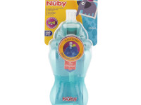 nuby nv0404001 Поильник "no-spill flip-it" c трубочкой (12м+) 360 мл.